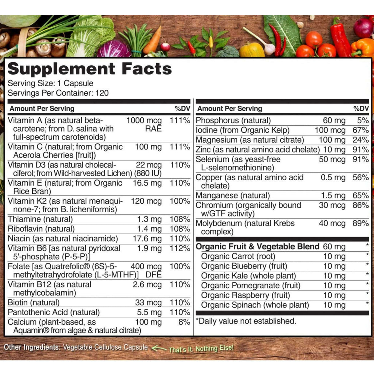Naturelo One Daily Multivitamin for Men 50+ - Haz Tu Pedido