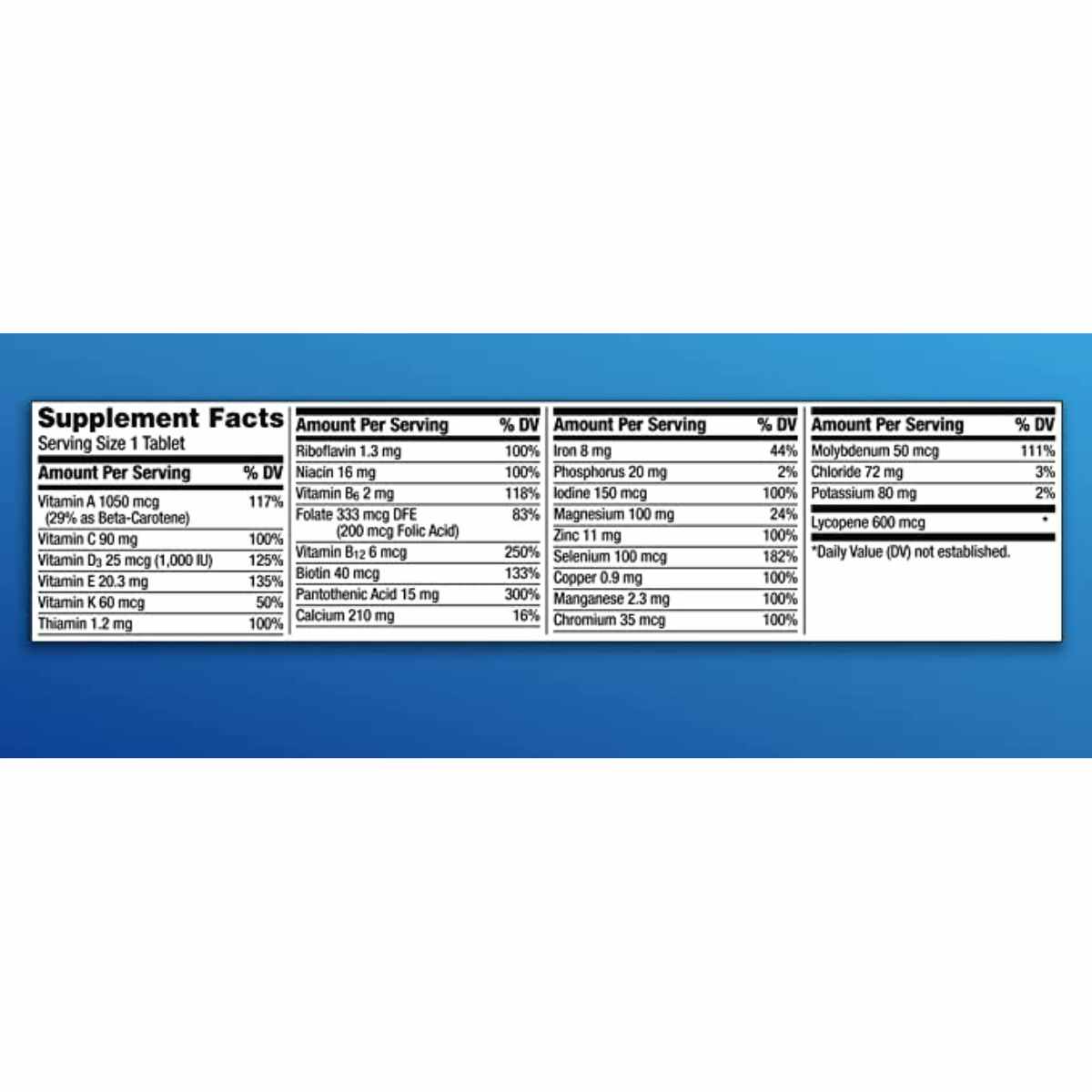 Multivitamínico para Hombre - 250 Tabletas - Haz Tu Pedido