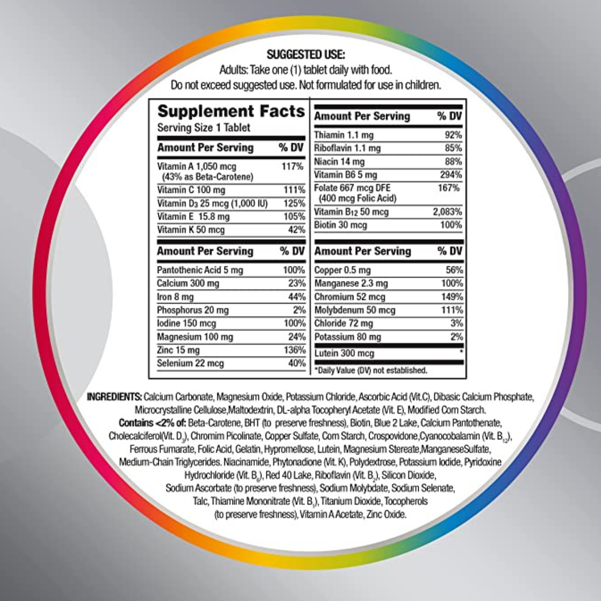 Multivitamínico para mujer 50+ - Haz Tu Pedido