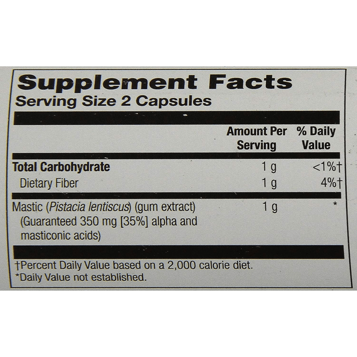 Solaray Mastic Gum Extract 500 mg - 45 Capsulas - Haz Tu Pedido