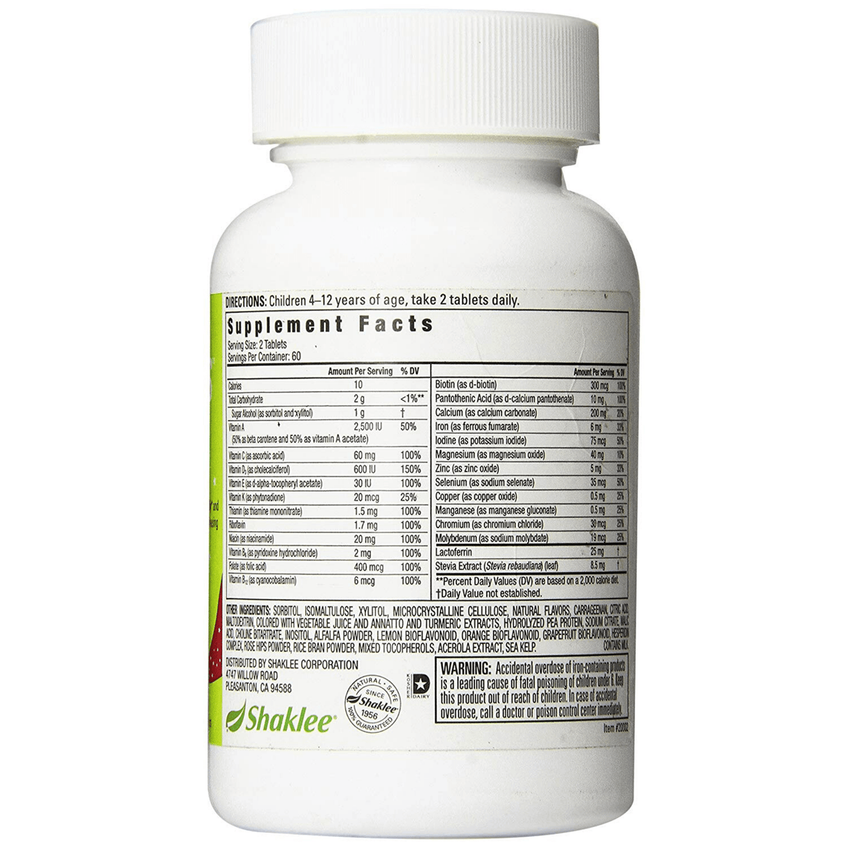 Shakleekids Incredivites - Multivitamínico para niños - Haz Tu Pedido