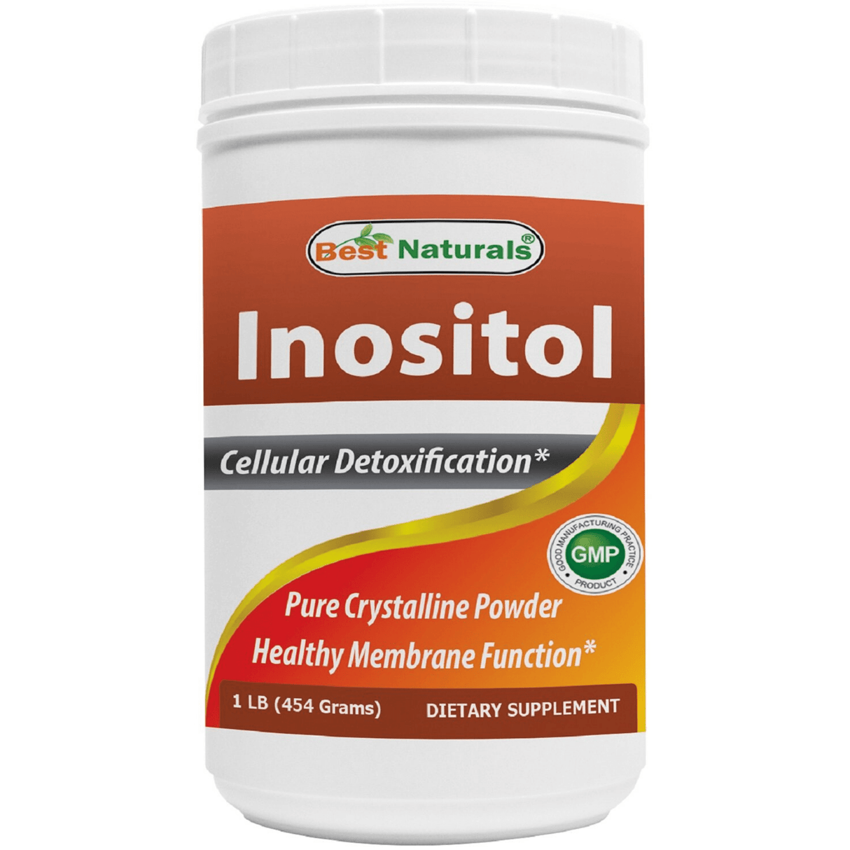 Best Naturals Inositol Powder - 1 lb - Desintoxicacion Soporte Celular - Haz Tu Pedido