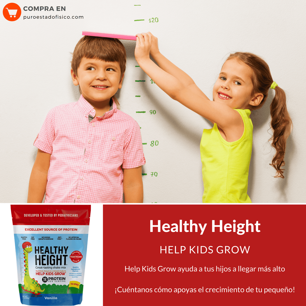 Healthy Height Help Kids Grow - 14 Servicios - Haz Tu Pedido