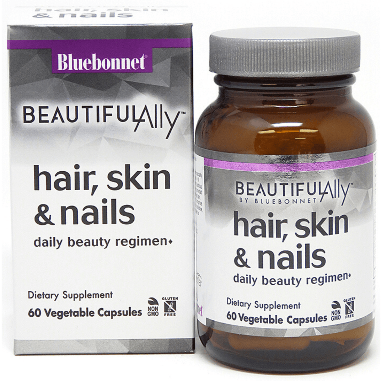 Bluebonnet Beautiful Ally Hair Skin & Nails - Vegetable Capsules - Haz Tu Pedido