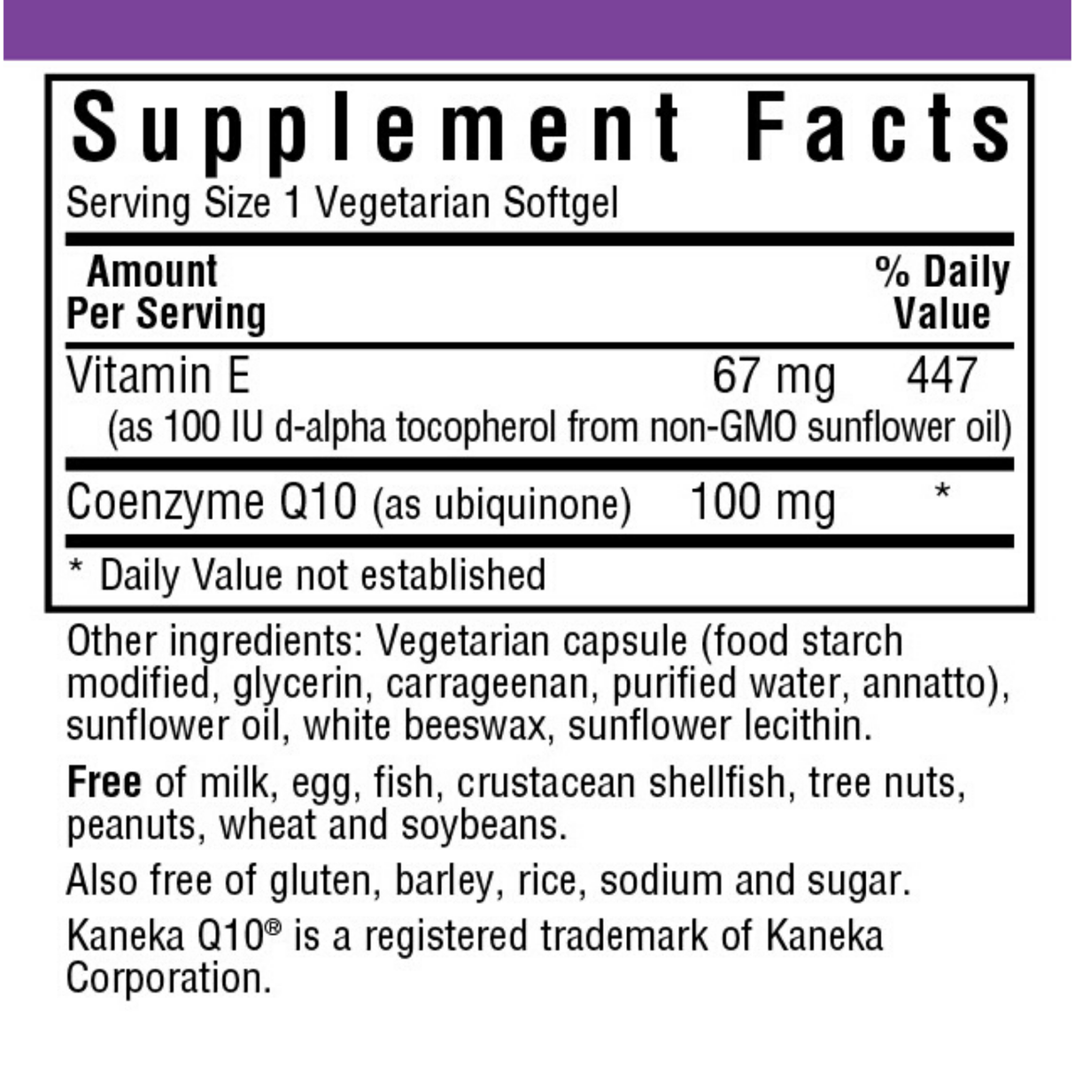 Bluebonnet CoQ10 - 100 mg - Haz Tu Pedido