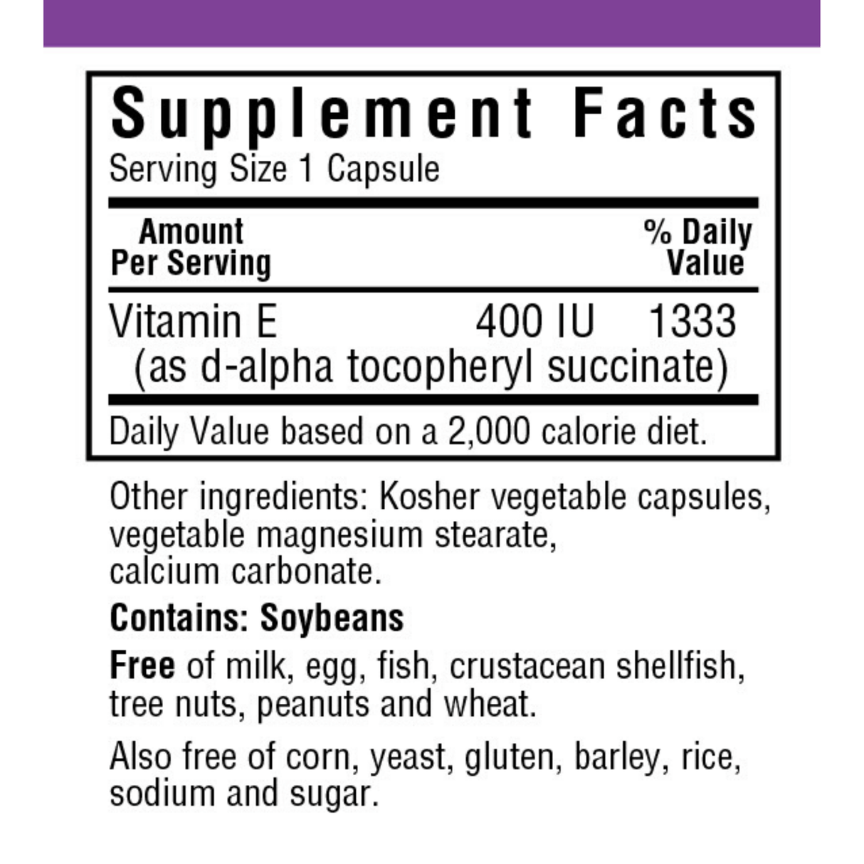 Bluebonnet Dry E-400 IU - Vegetable Capsules - Haz Tu Pedido