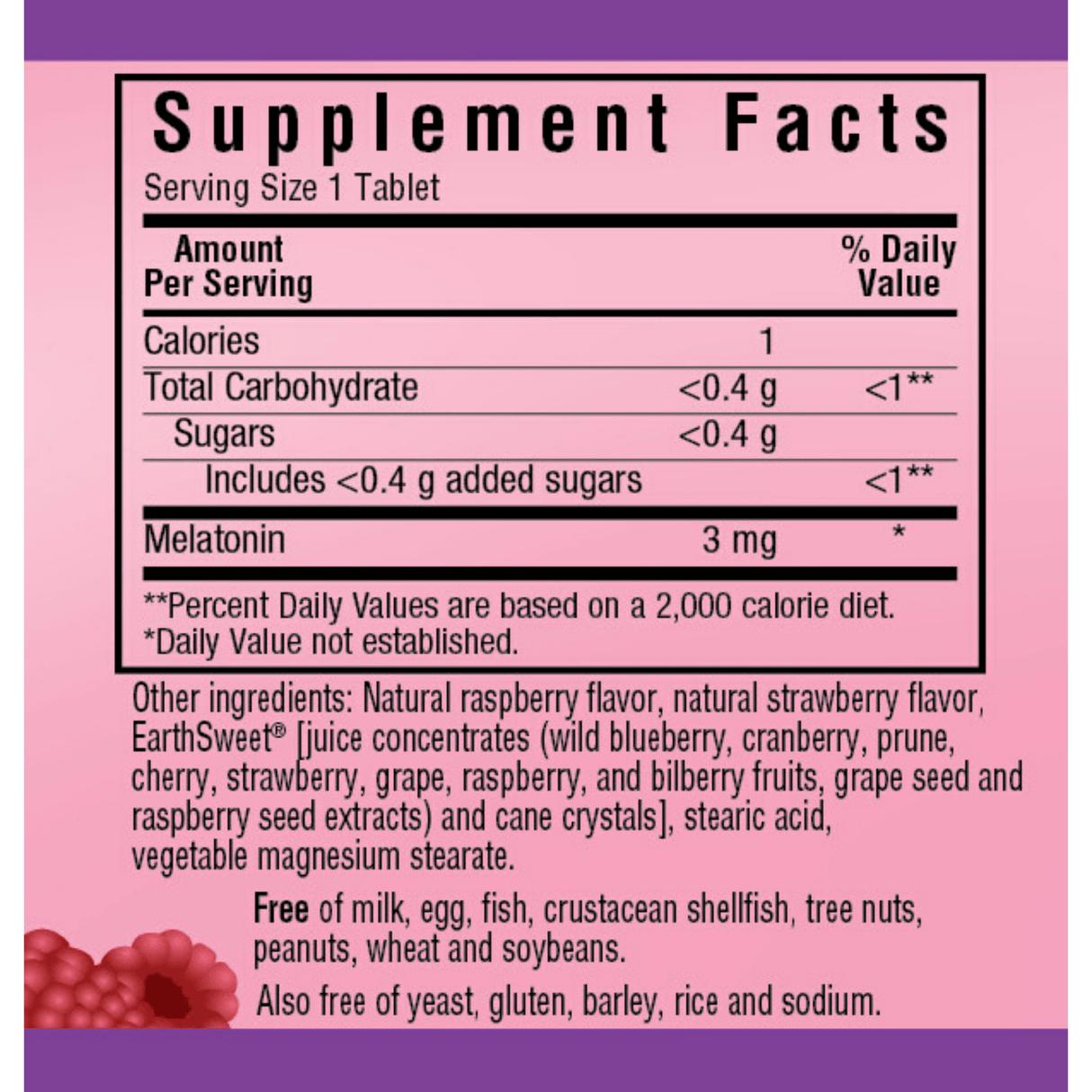 Bluebonnet EarthSweet Chewables Melatonin 3 mg - Chewable Tablets - Haz Tu Pedido
