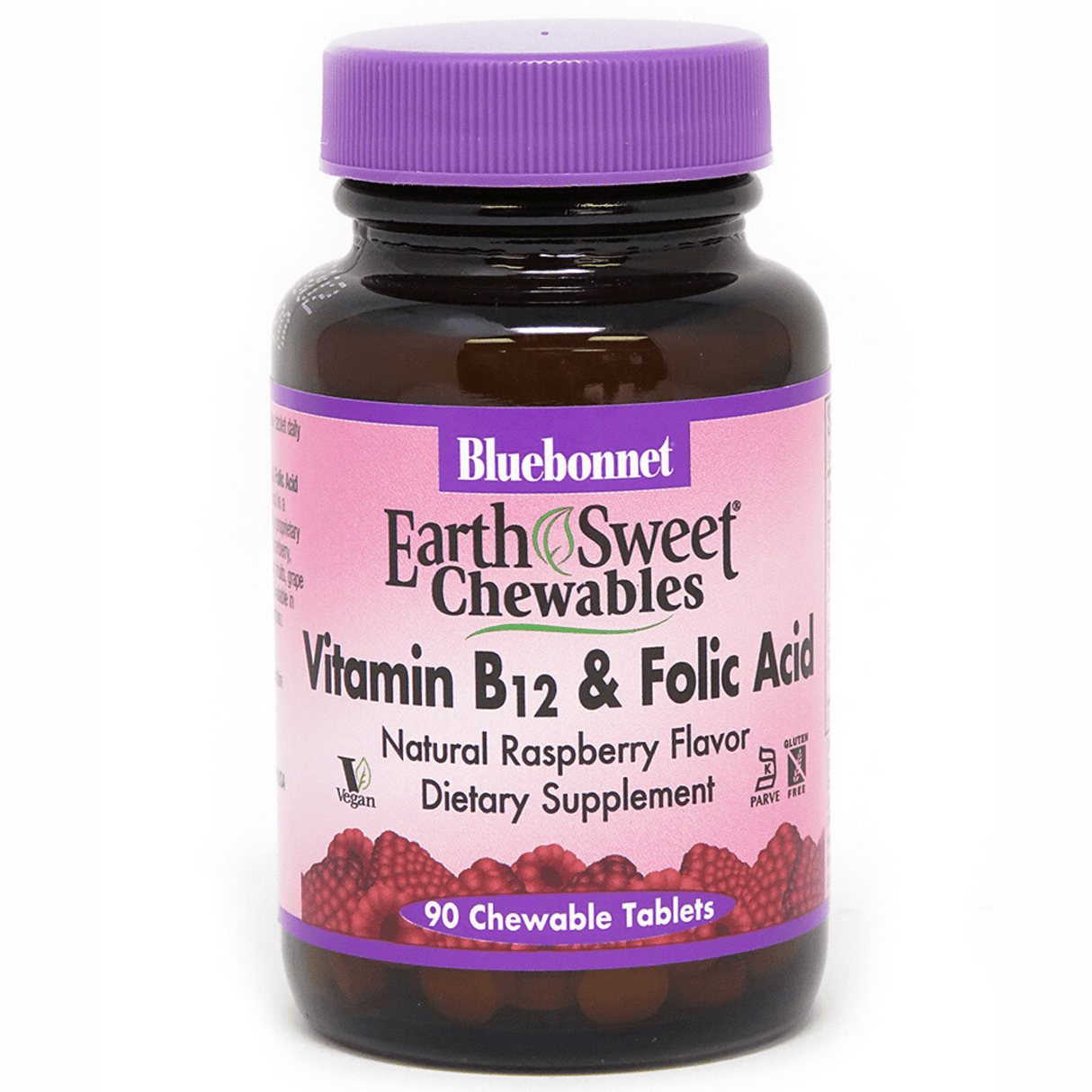 Bluebonnet EarthSweet Chewables Vitamin B12 & Folic Acid - Haz Tu Pedido