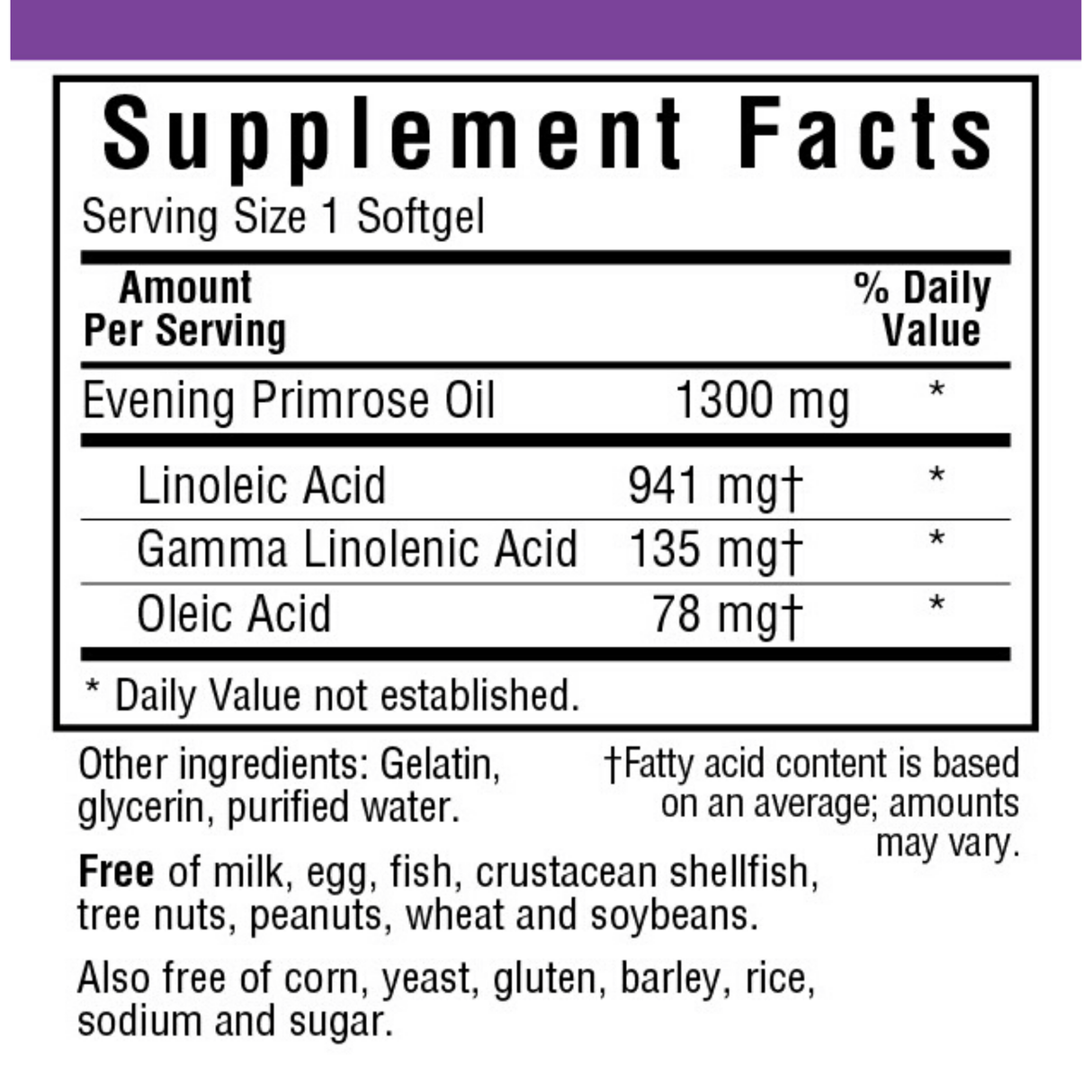 Bluebonnet Evening Primrose Oil - 1300 mg - Haz Tu Pedido
