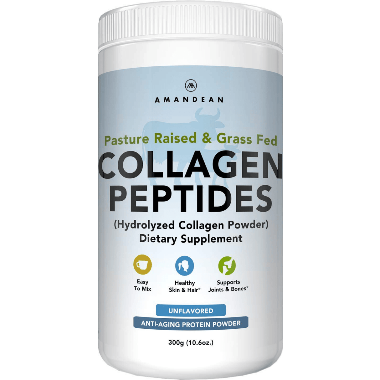 Amandean Collagen Peptides - Sin Sabor - Polvo - Haz Tu Pedido