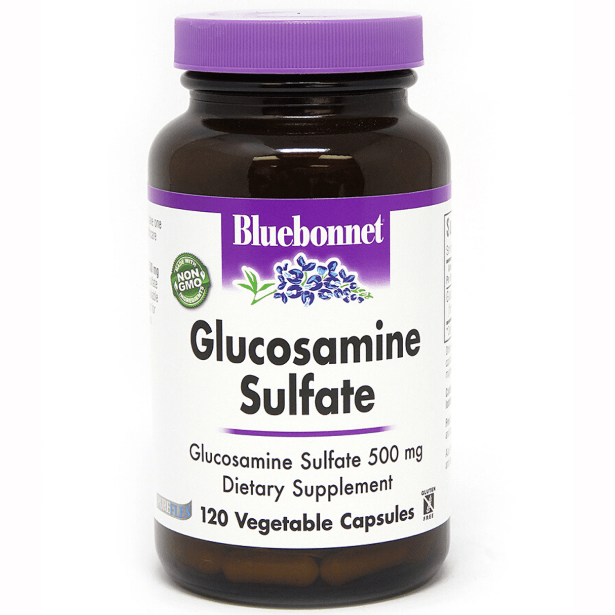 Bluebonnet Glucosamine Sulfate - 500 mg - Vegan Capsules - Haz Tu Pedido