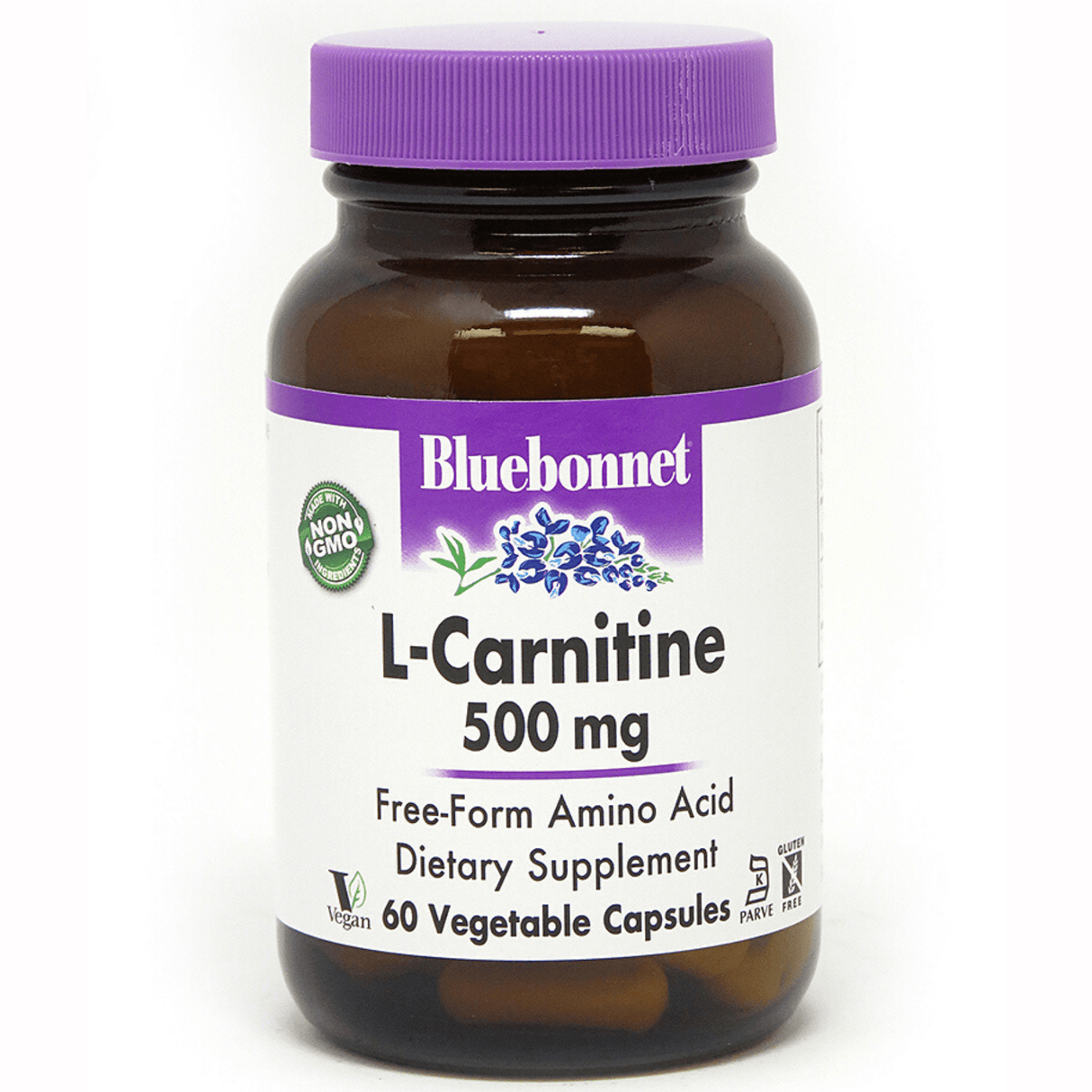 Bluebonnet L-Carnitine - 500 mg - Vegetable Capsules - Haz Tu Pedido