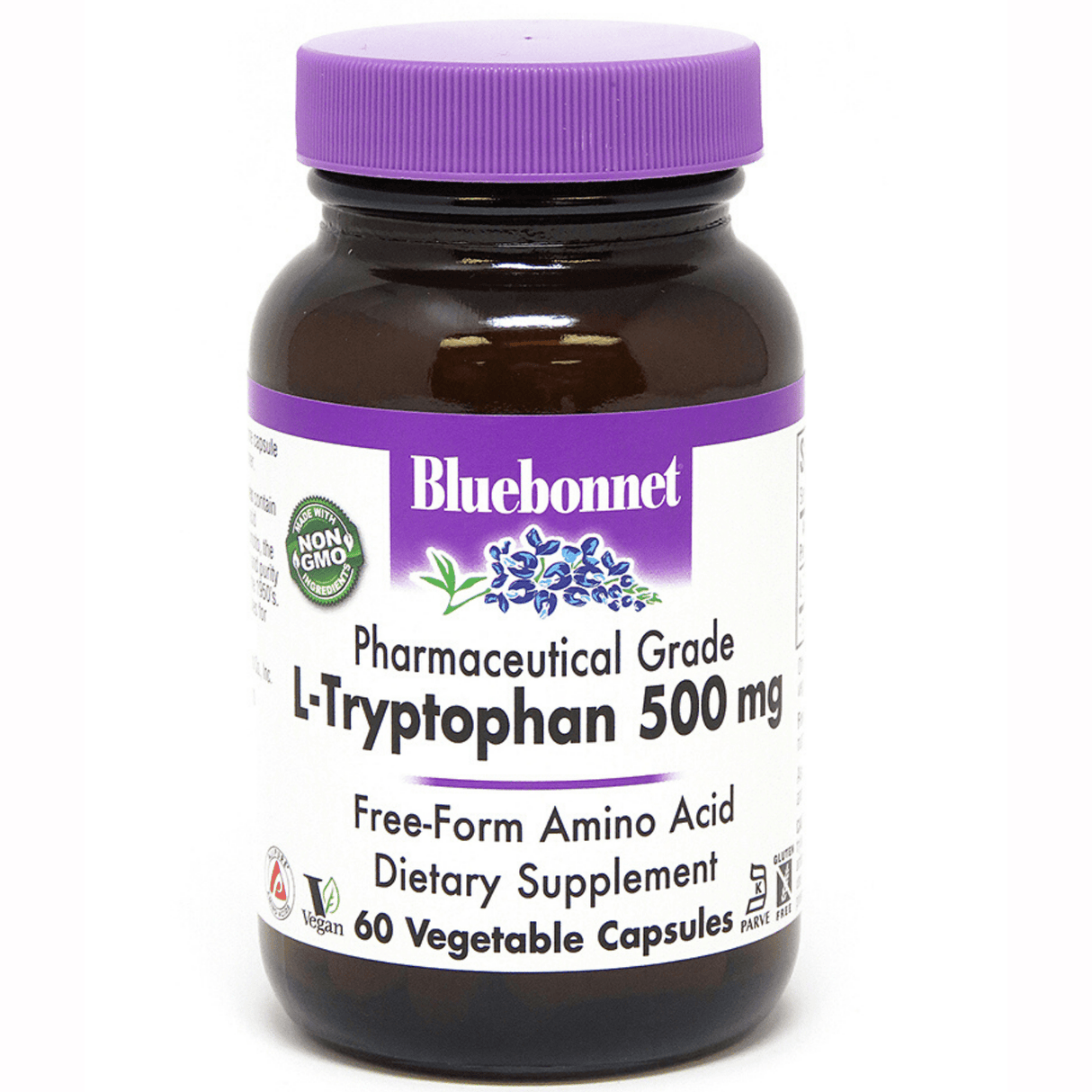 Bluebonnet L-Tryptophan - 500 mg - Vegetable Capsules - Haz Tu Pedido