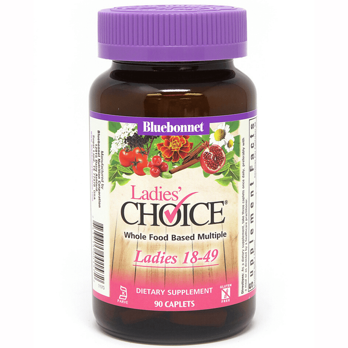 Bluebonnet Ladie's Choice Whole Food Based Multiple Ladies 18-49 - 90 Comprimidos - Haz Tu Pedido