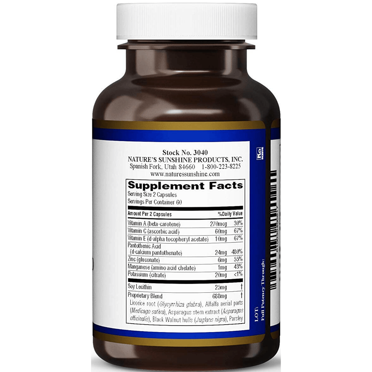 Nature's Sunshine Master Gland Formula - 120 Cápsulas - Haz Tu Pedido