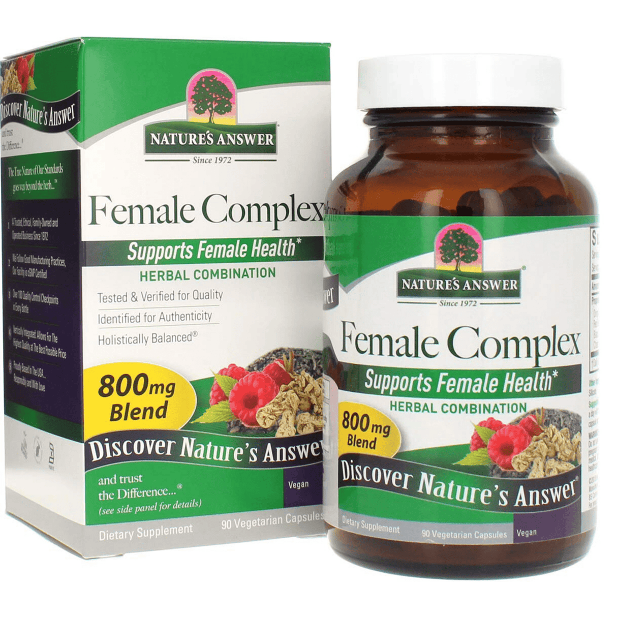 Natures Answer Female Complex - 90 Cápsulas Vegetarianas - Haz Tu Pedido