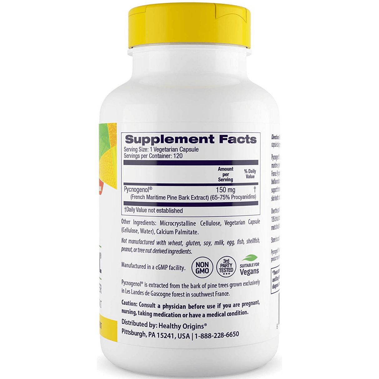 Healthy Origins Pycnogenol 150 mg - Haz Tu Pedido