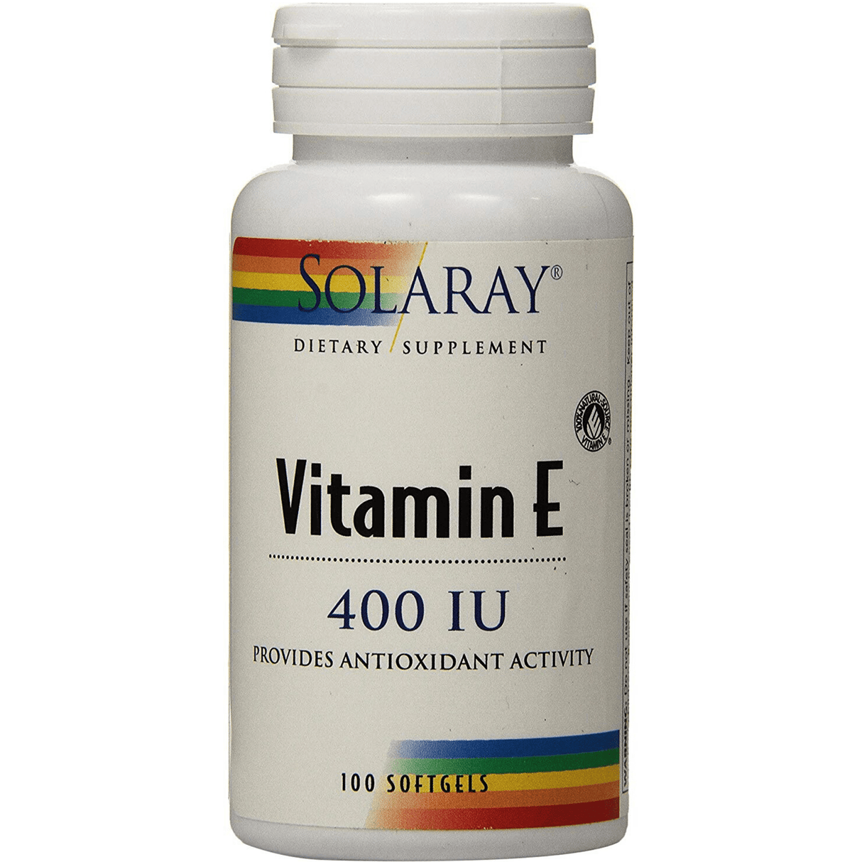 Solaray Vitamin E 400 IU - 100 Cápsulas Blandas - Haz Tu Pedido