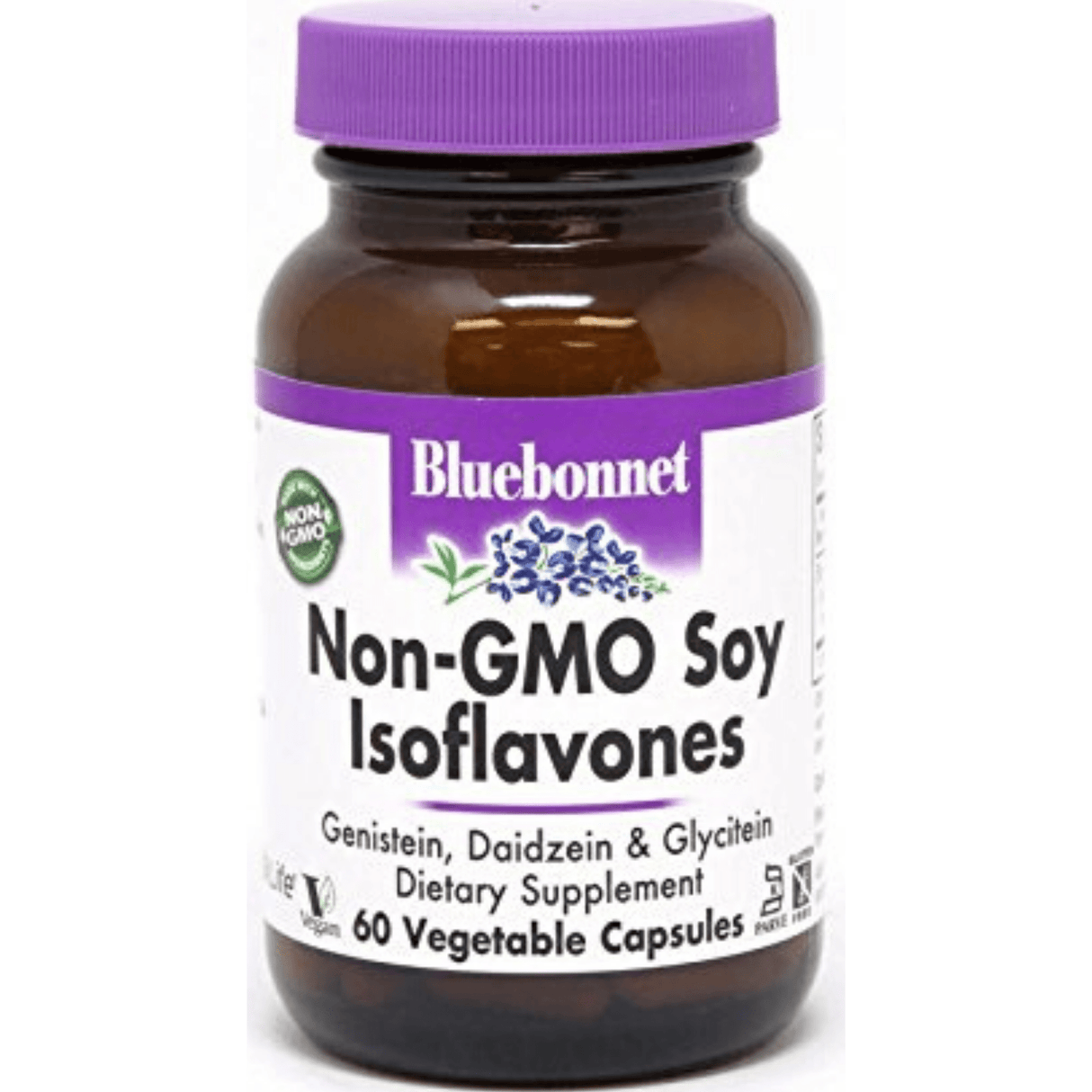 Bluebonnet Non-GMO Soy Isoflavones - 60 Capsulas De Origen Vegetal - Haz Tu Pedido