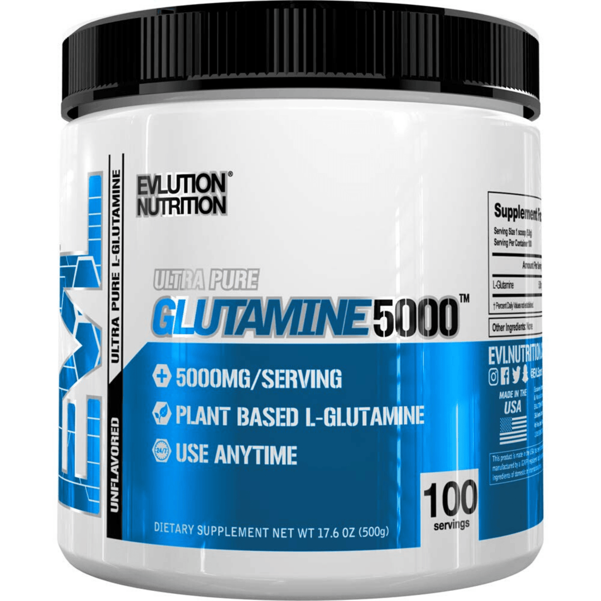 Evlution Nutrition Glutamine 5000 - Polvo - Haz Tu Pedido