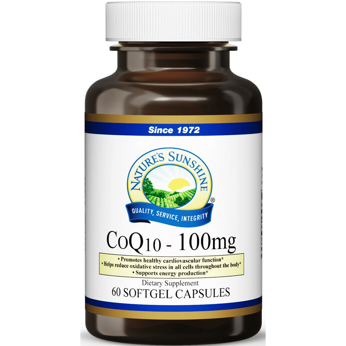 Nature's Sunshine CoQ10 100 mg - 60 Cápsulas Blandas - Haz Tu Pedido