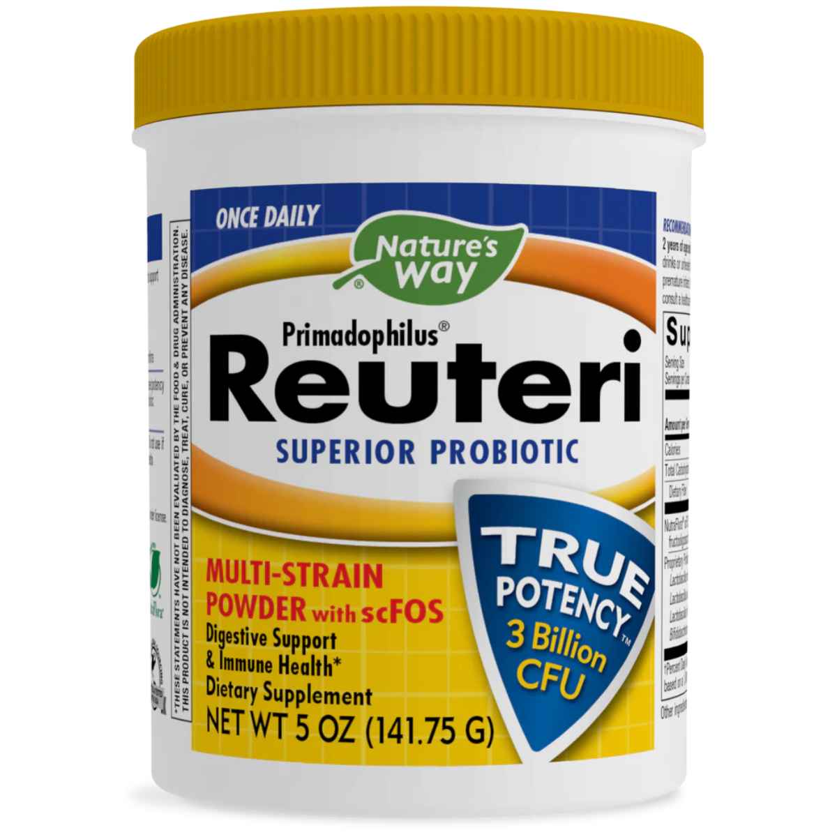 Natures Way Primadophilus® Reuteri Probiotico 3 Mil Millones CFU - 141,75 g - Haz Tu Pedido