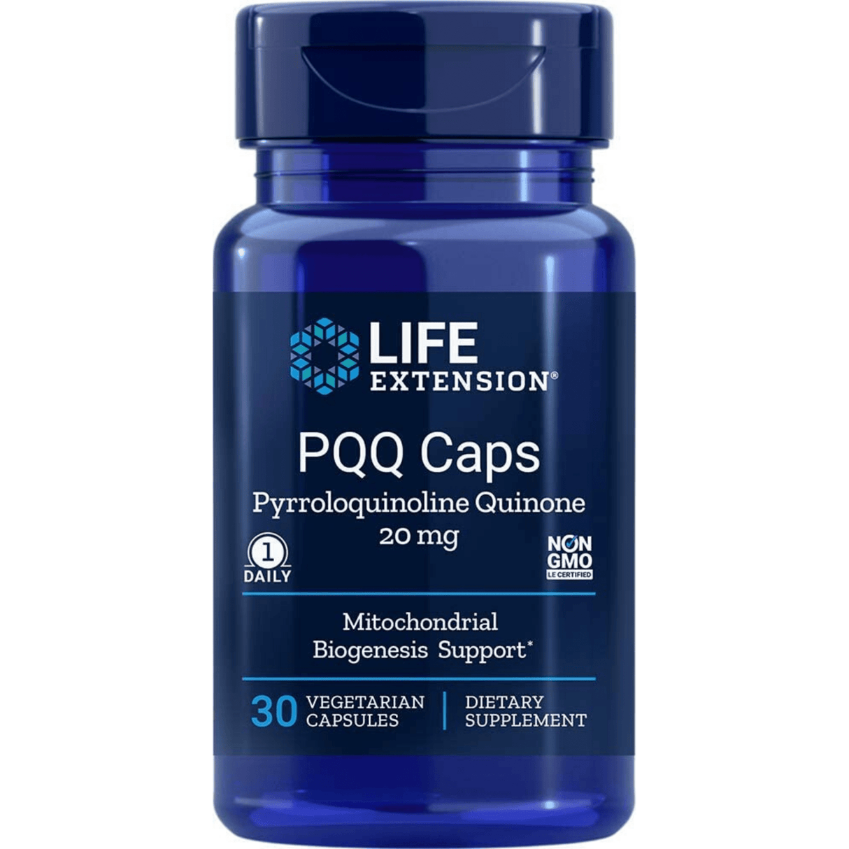 Life Extension PQQ Caps 20 mg - 30 Cápsulas Vegetarianas - Haz Tu Pedido