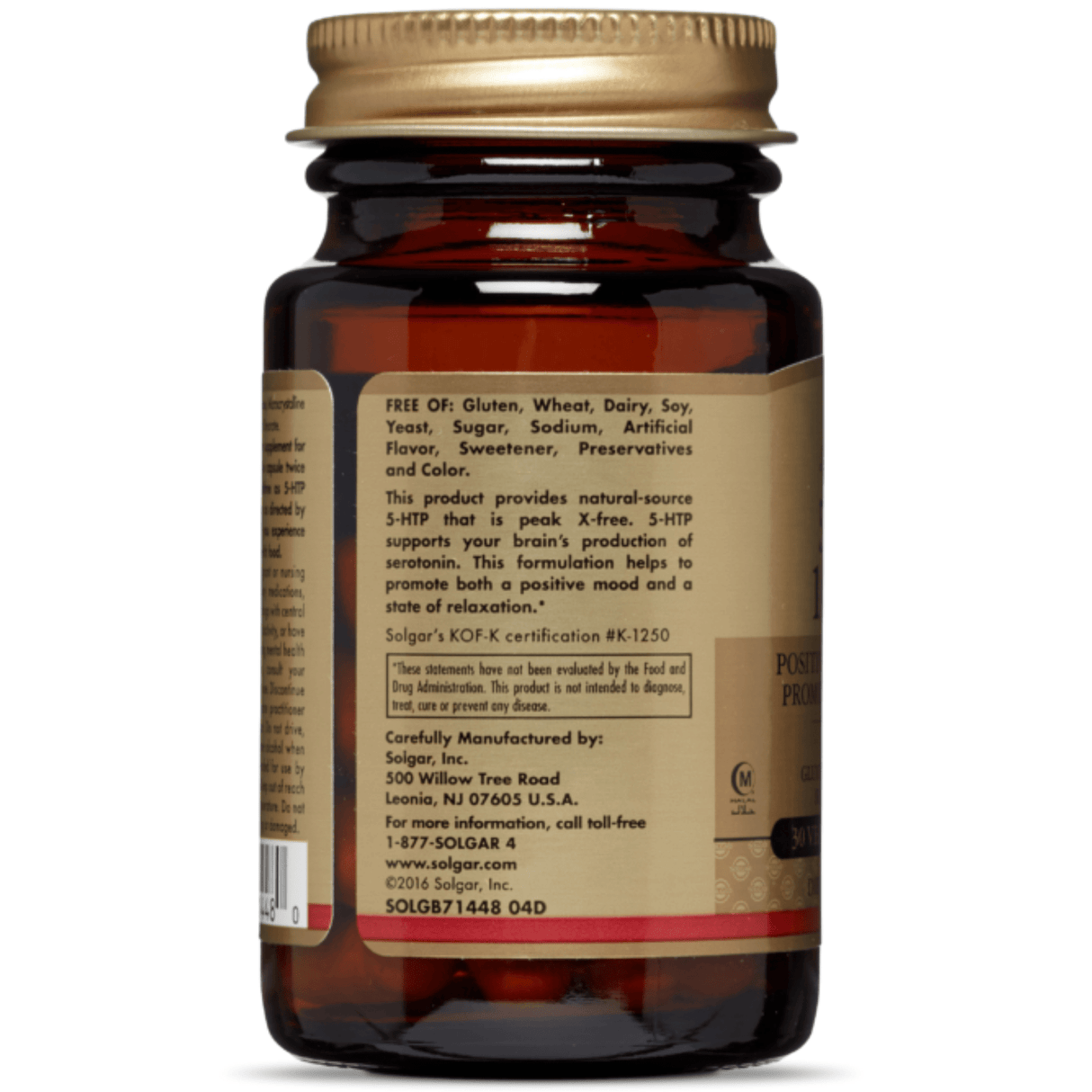 Solgar 5 HTP 100 mg - 90 Capsulas Vegetales - Haz Tu Pedido