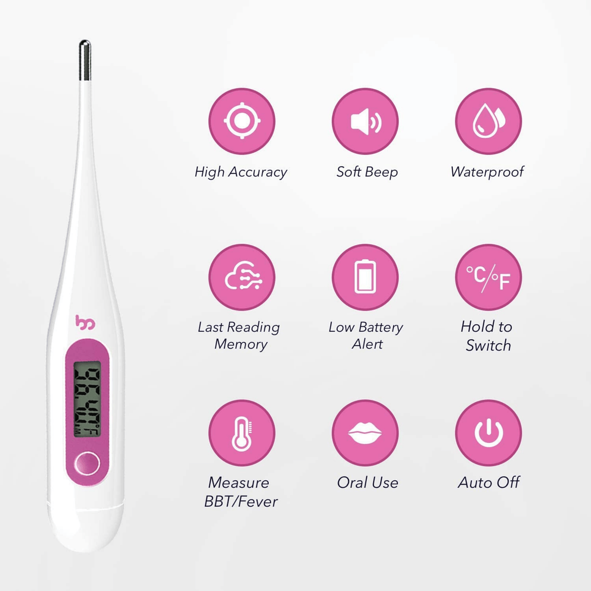 Femometer Termometro Basal Digital Monitor de Ovulacion - Haz Tu Pedido