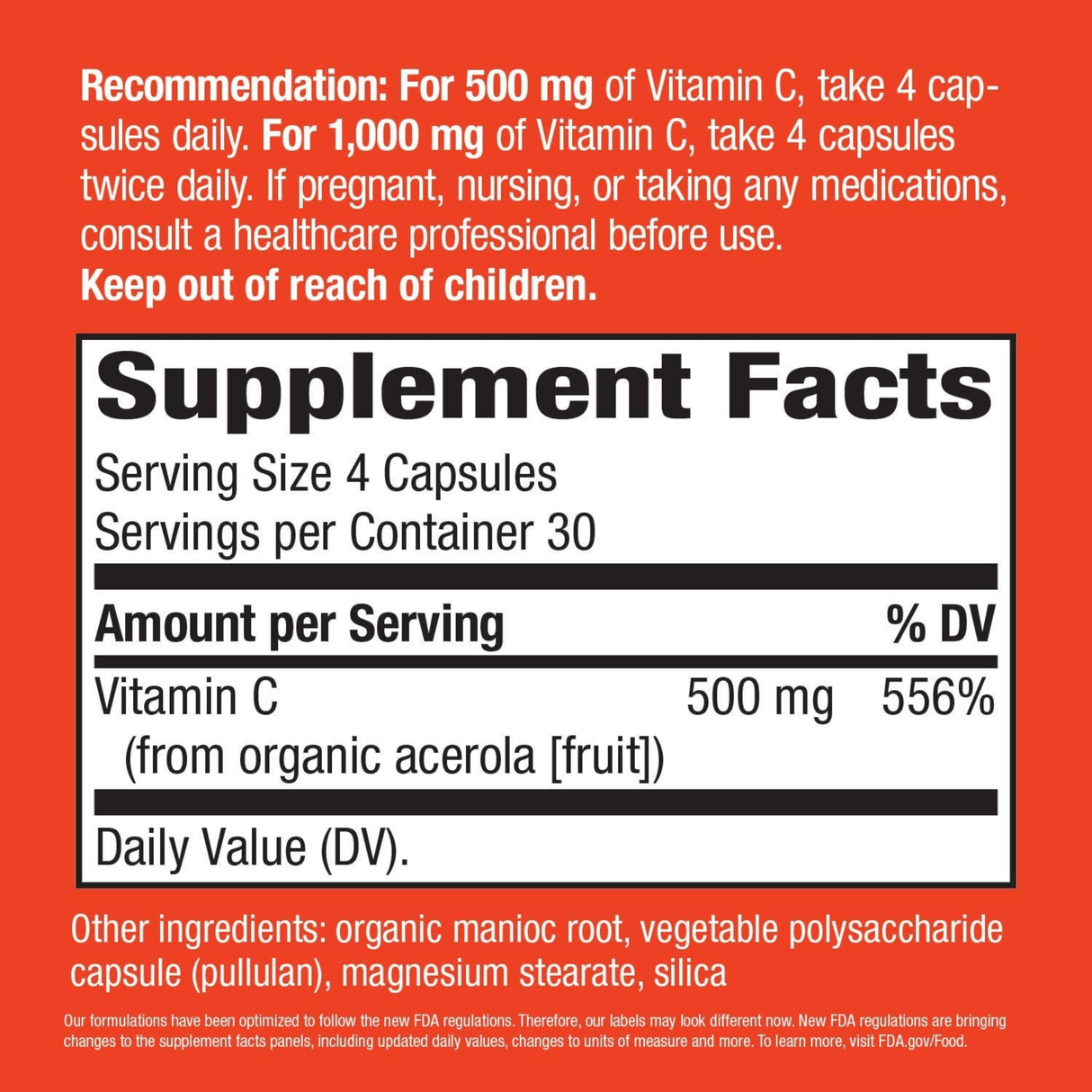 Natures Way Alive Vitamin C - 120 Cápsulas Vegetarianas - Haz Tu Pedido