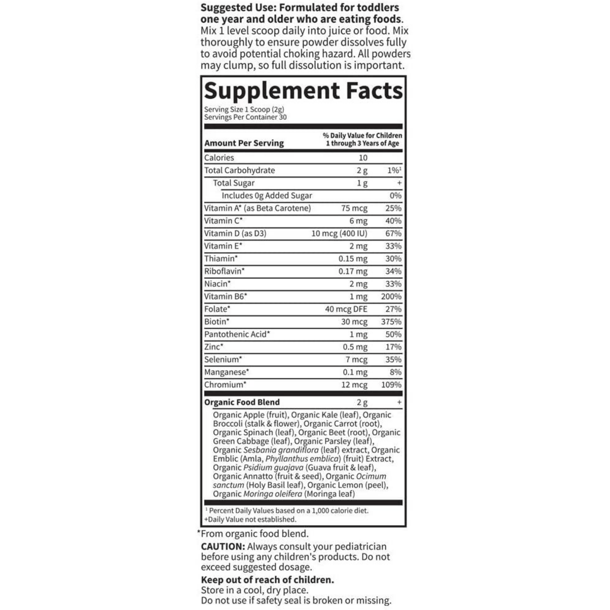 Multivitamínico para Niños - 60 g - Haz Tu Pedido