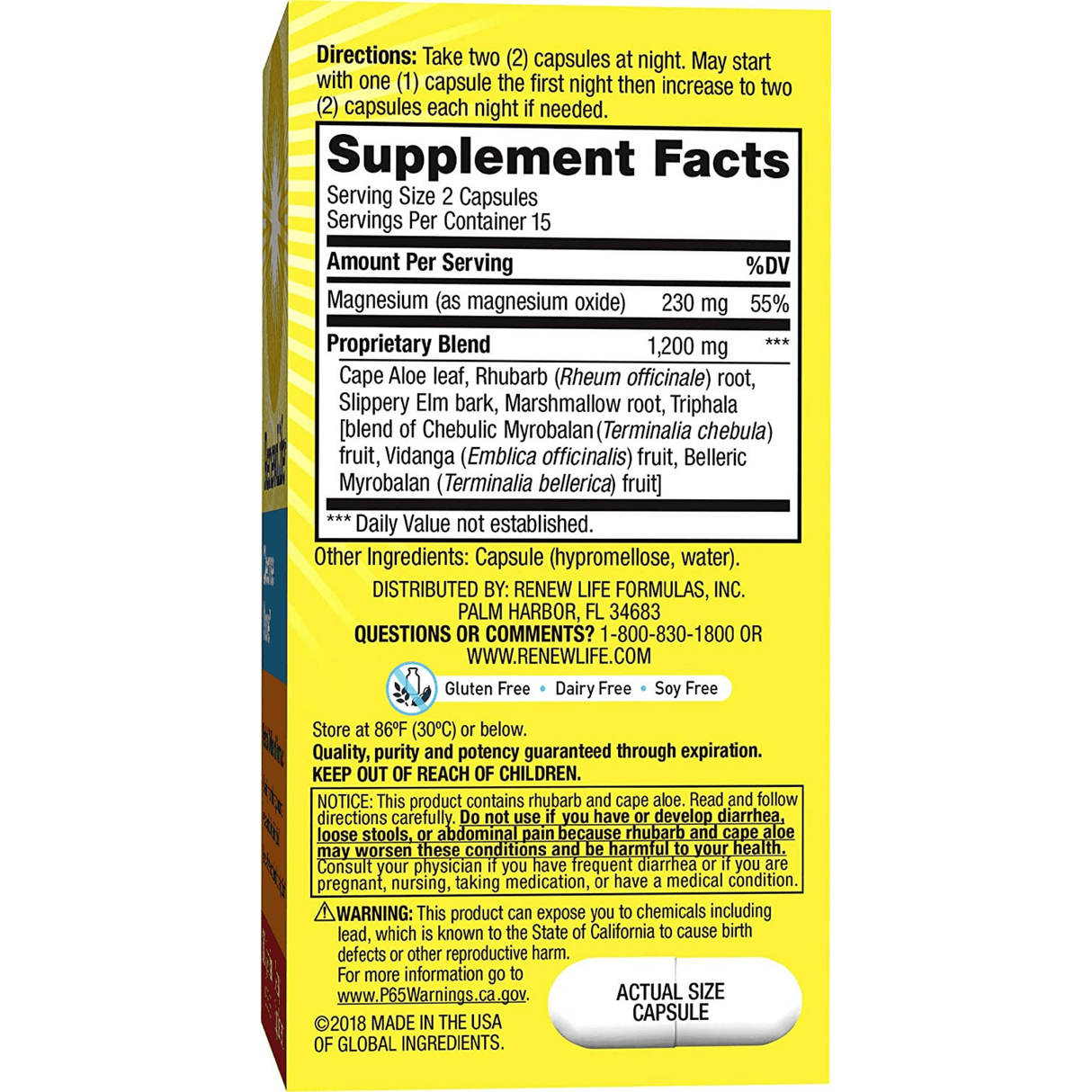 Renew Life Cleanse More - Vegetarian Capsules - Haz Tu Pedido
