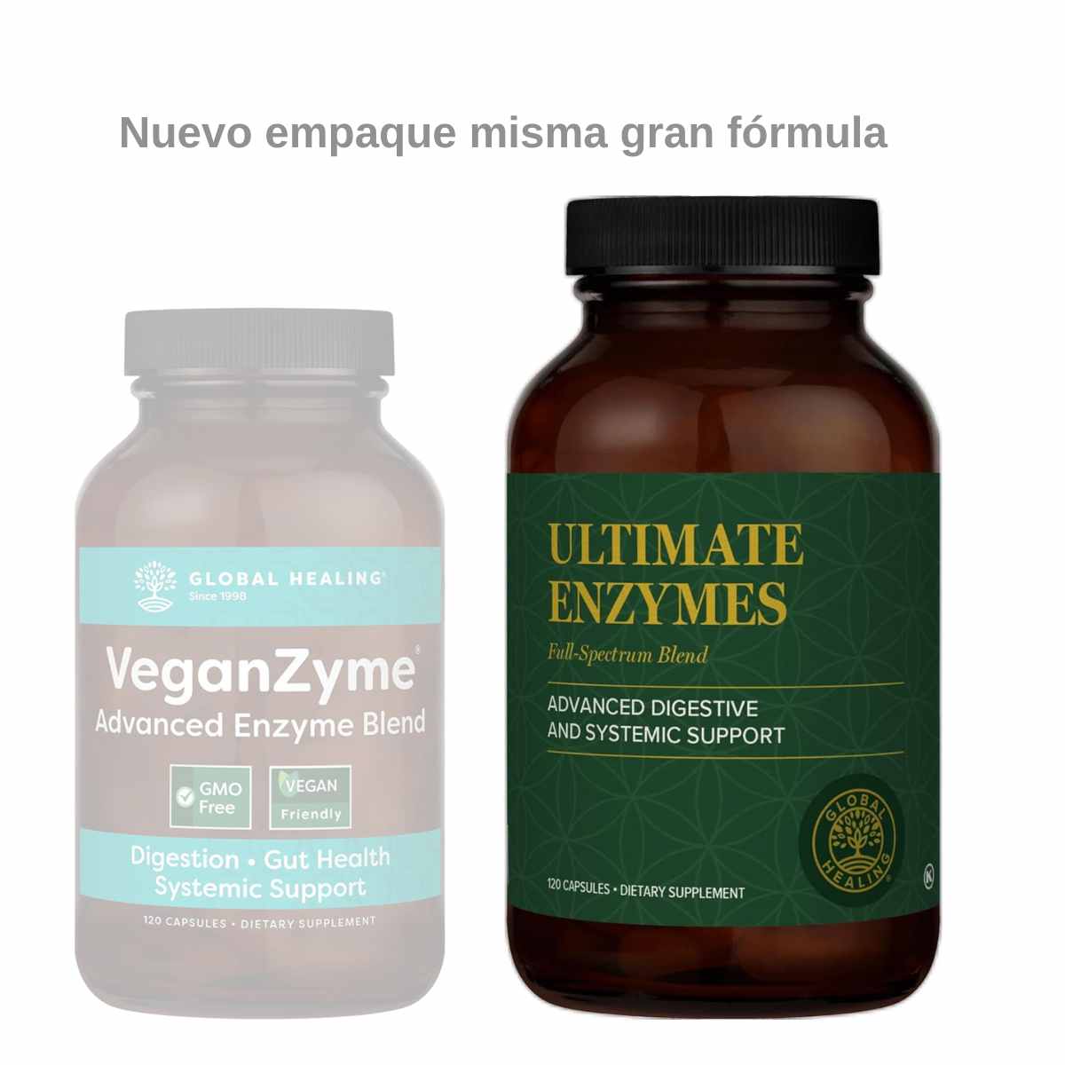 Enzimas Sistémicas y Digestivas - 120 Cápsulas - Haz Tu Pedido