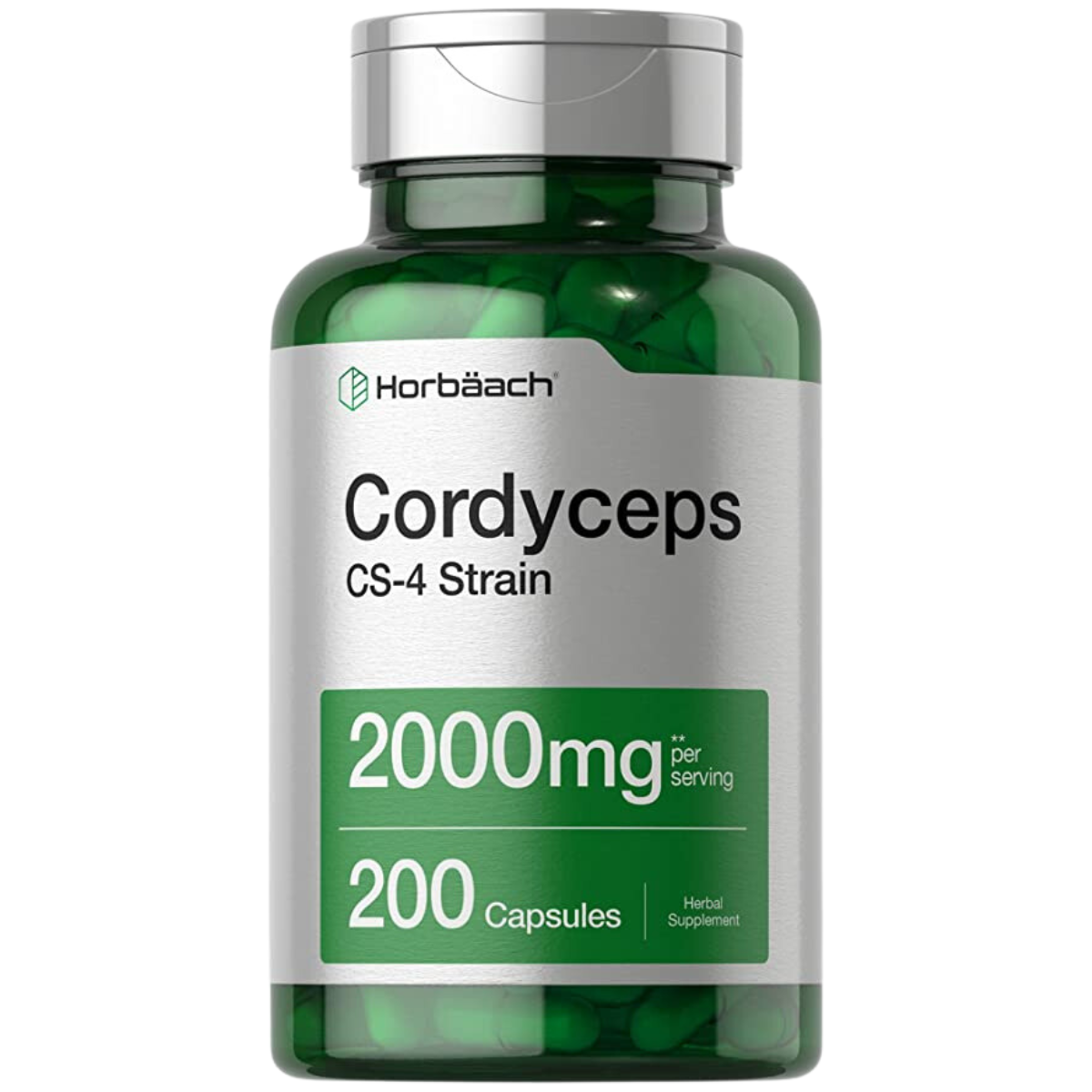 Horbäach Hongo Cordyceps 2000 mg - 200 Cápsulas - Haz Tu Pedido