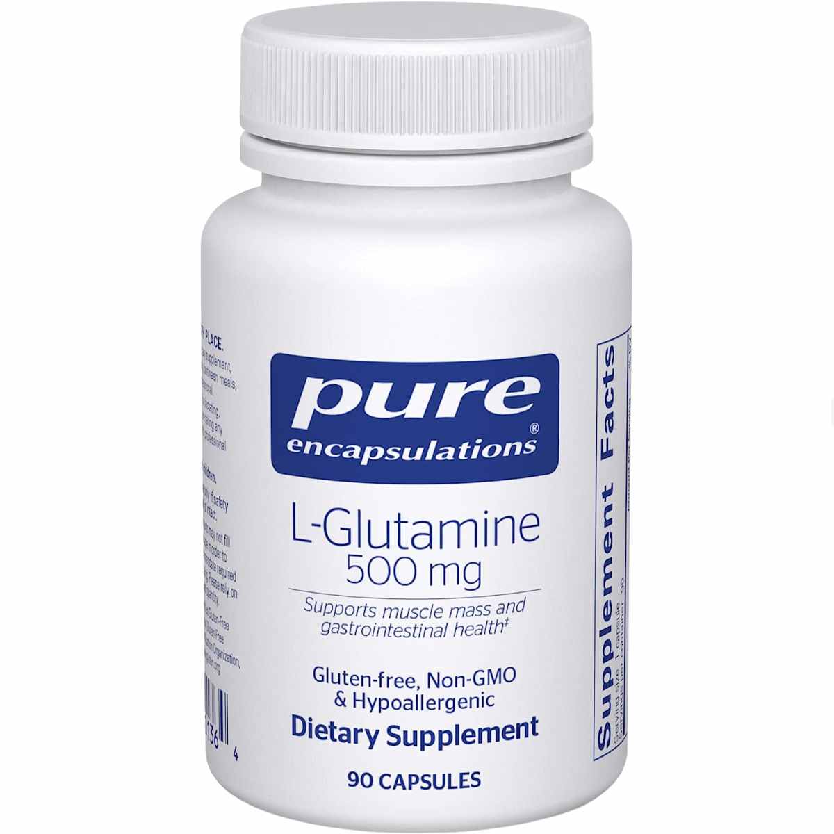 L-Glutamina - 500 mg - 90 Cápsulas - Haz Tu Pedido
