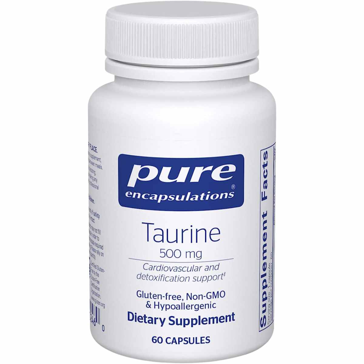 Taurina 500mg - 60Capsulas - Haz Tu Pedido