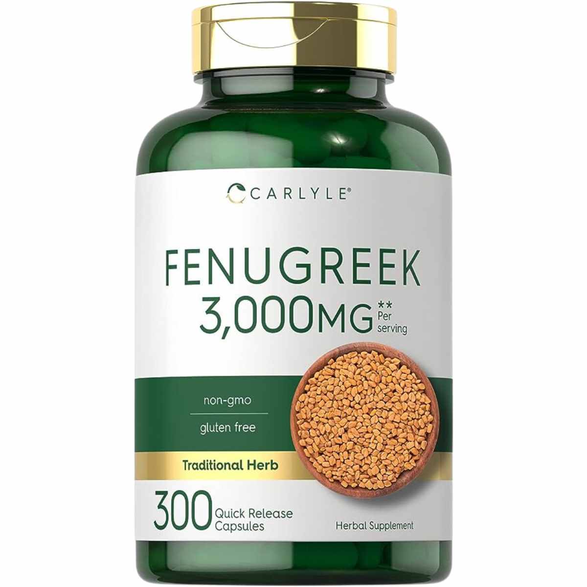 Fenogreco - 3000 mg- 300 Cápsulas Blandas de Liberación Rápida - Haz Tu Pedido