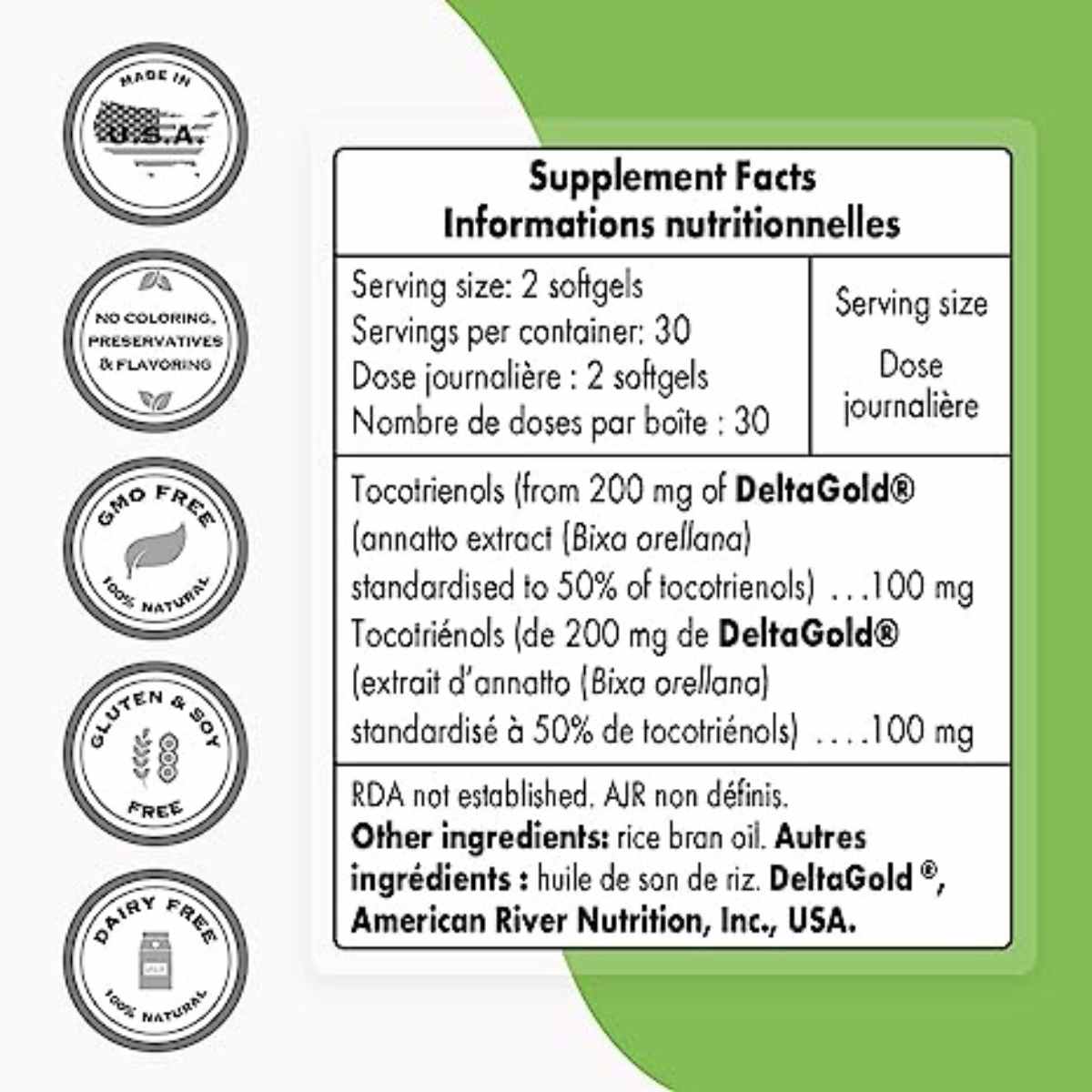 Achiote Tocotrienoles 100 mg - 60 Cápsulas Blandas - Haz Tu Pedido