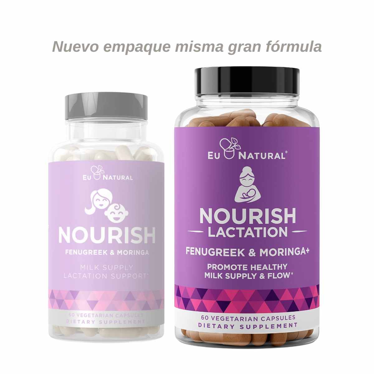 Eu Natural Postnatal With Fenugreek And Moringa - 60 Cápsulas Vegetarianas - Haz Tu Pedido