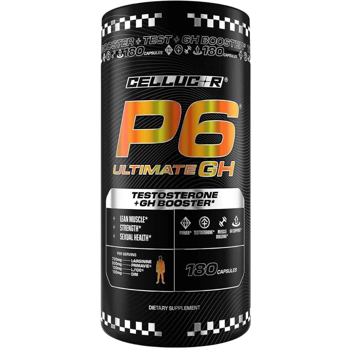 Cellucor P6 Ultimate GH para hombres - 180 cápsulas