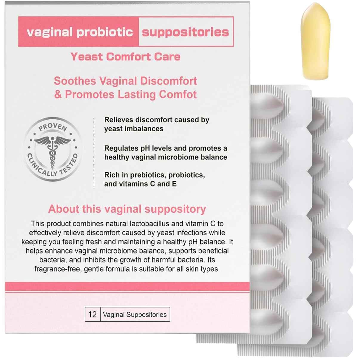 Nahid - Supositorios Probióticos Vaginales (12 Supositorios)