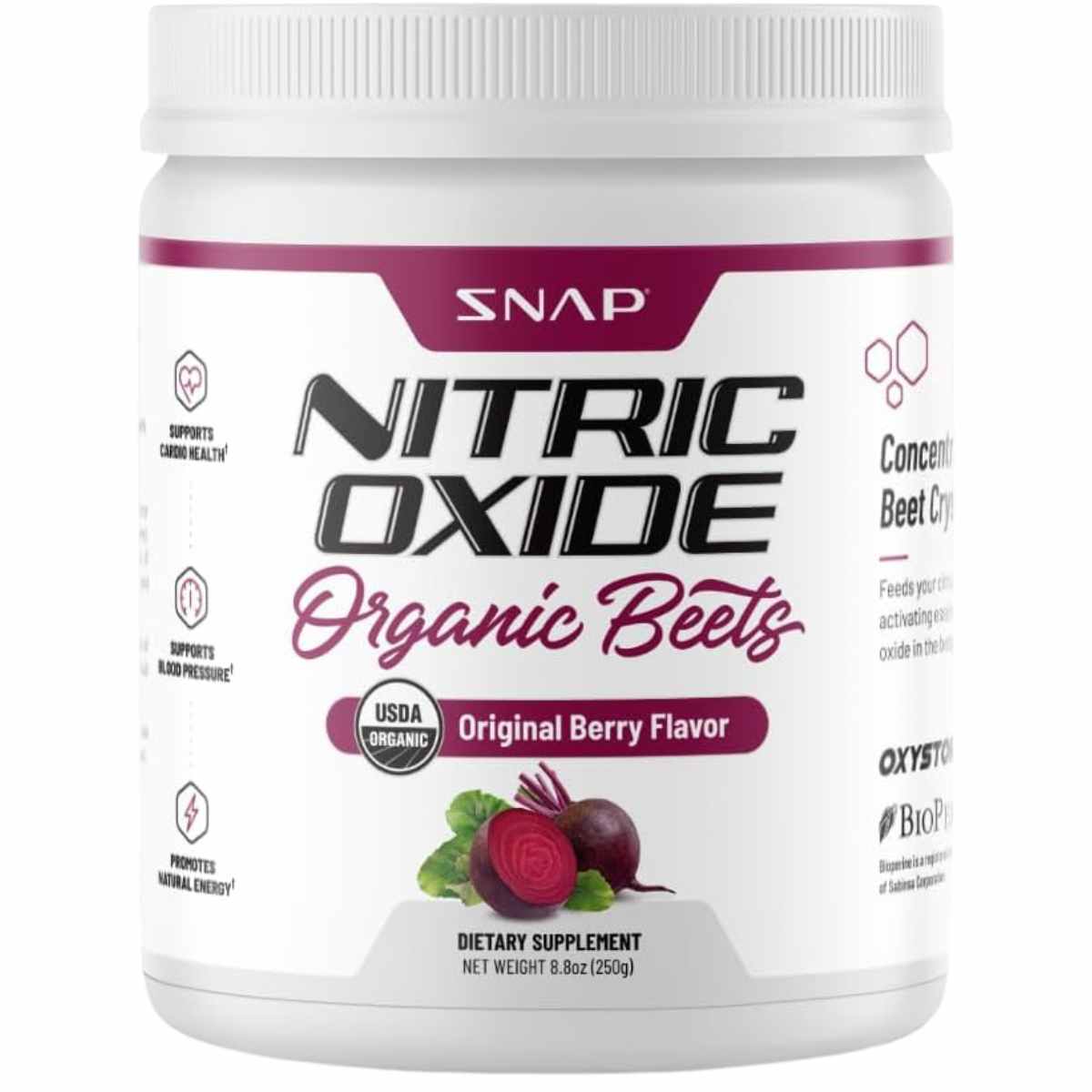 Óxido Nítrico de Raíz de Remolacha - Bayas - 250 g - Haz Tu Pedido