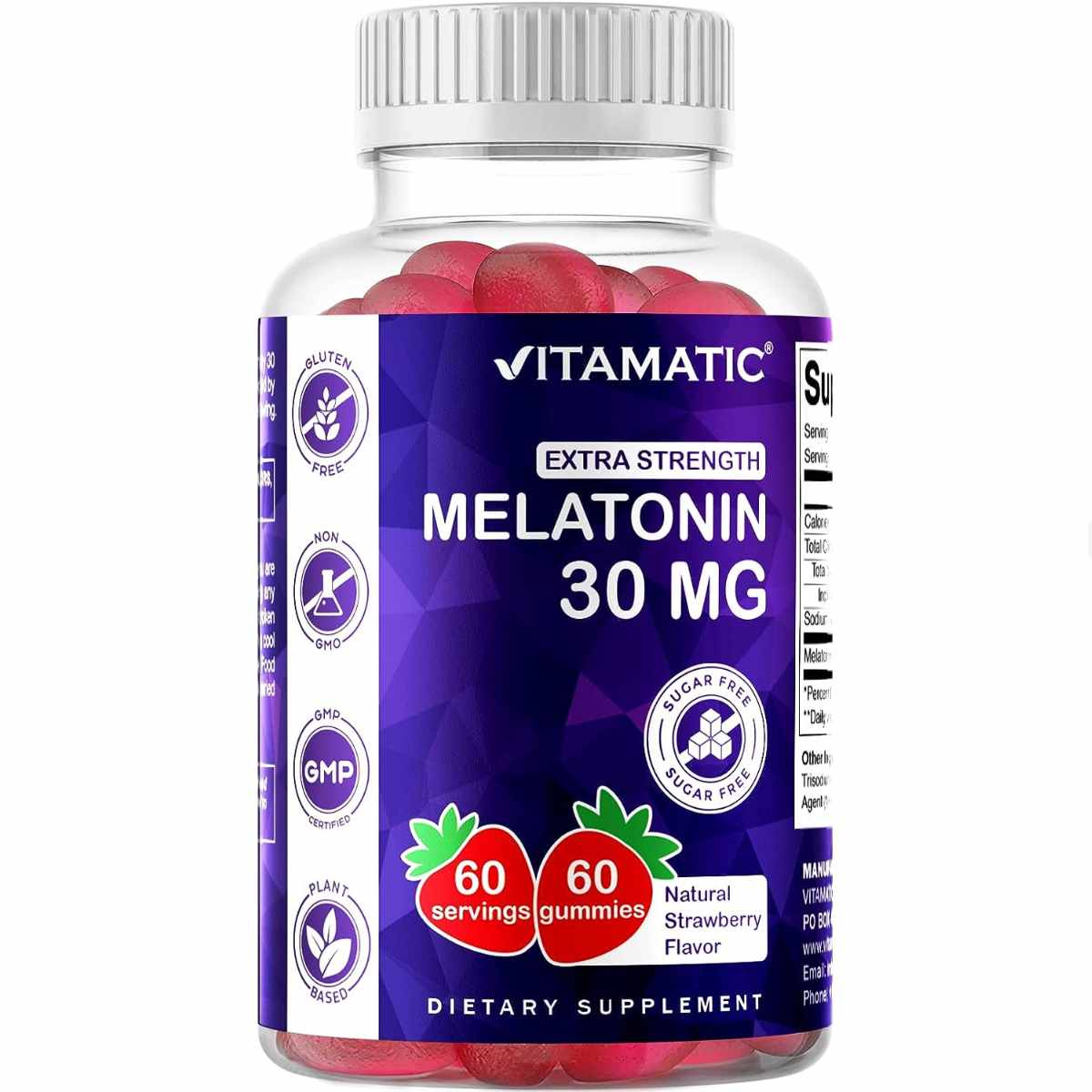 Melatonina 30 mg - 60 Gomitas - Haz Tu Pedido