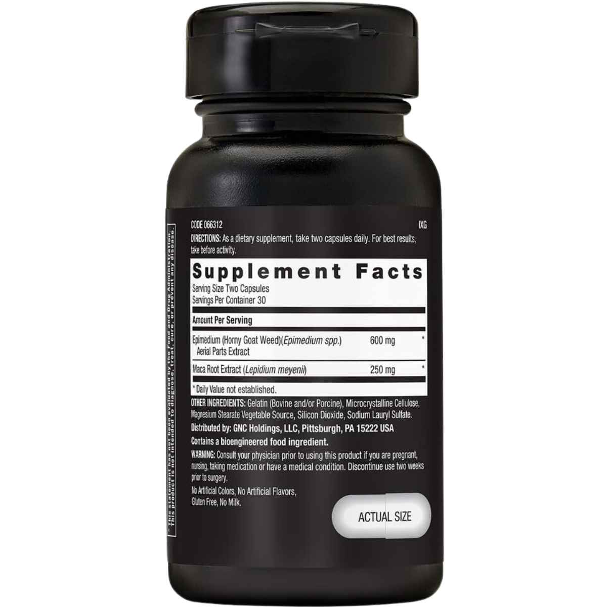 GNC Hierba de Cabra en Celo - 60 Cápsulas - Haz Tu Pedido