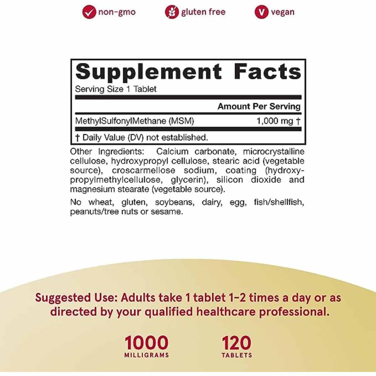 MSM 1000Mg - Haz Tu Pedido