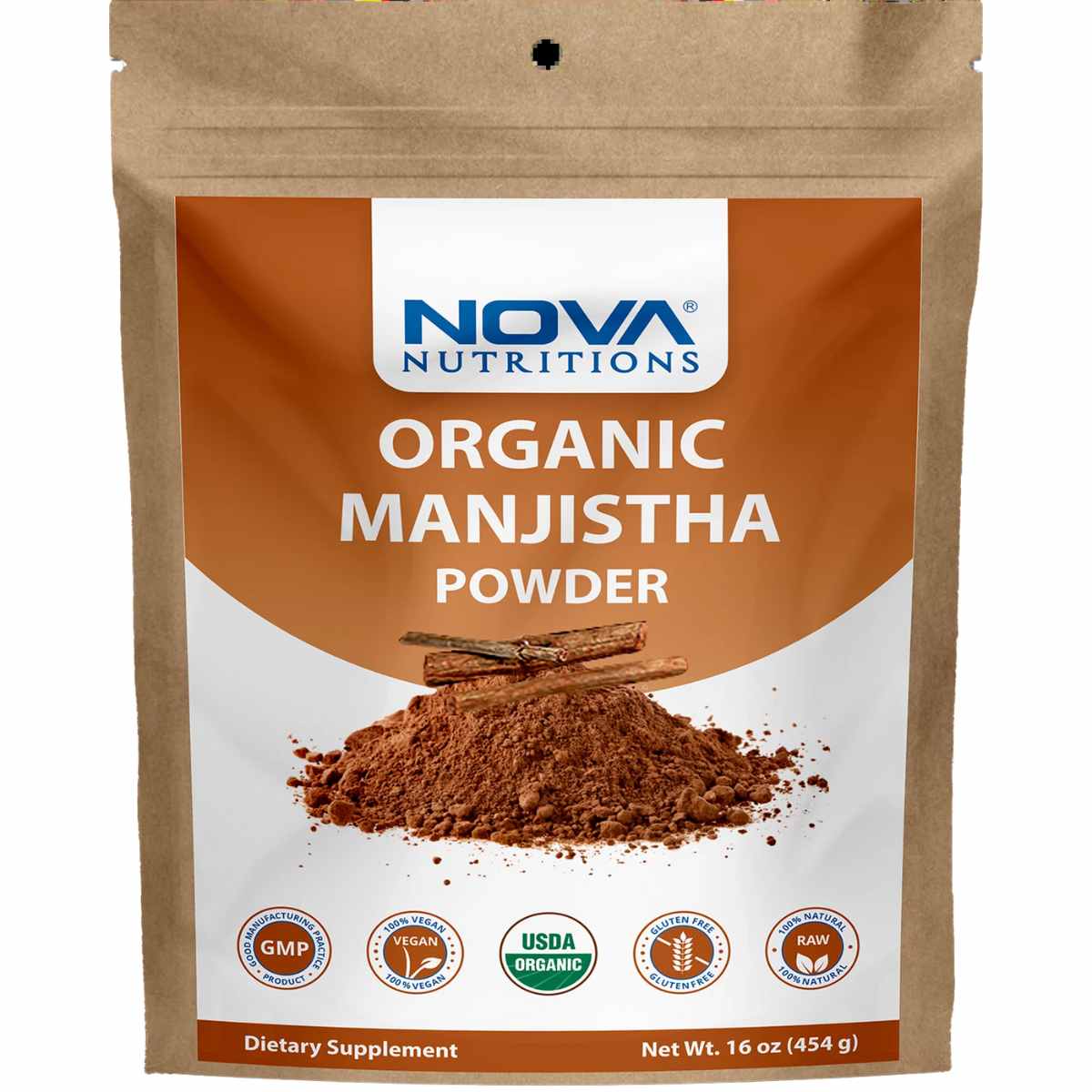 Polvo de Manjistha Orgánico - 454g - Haz Tu Pedido