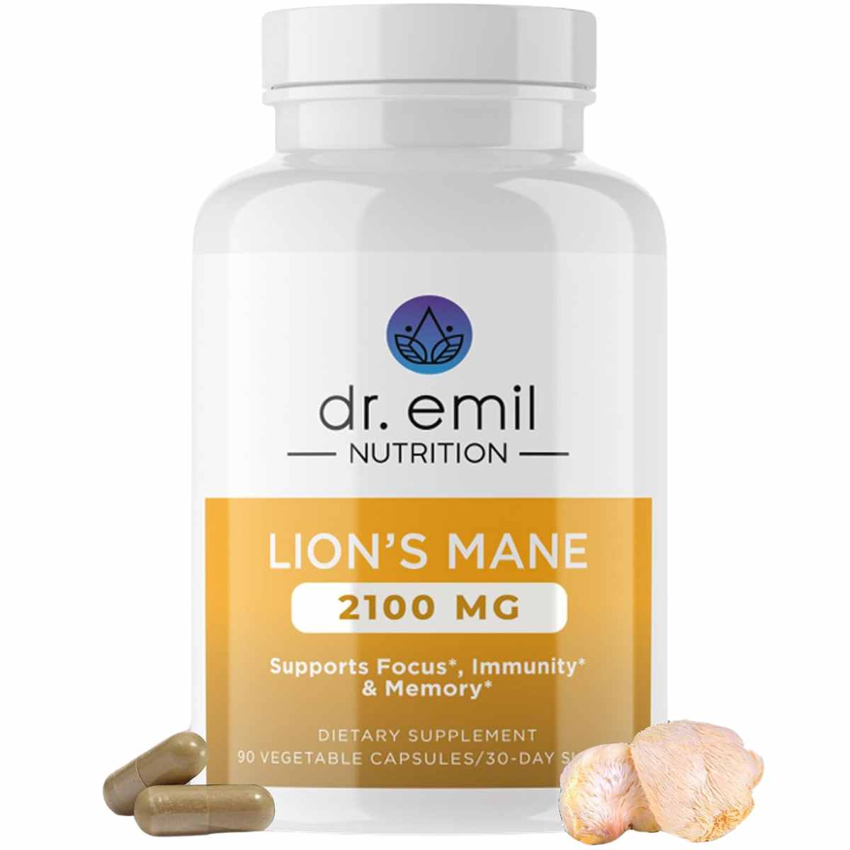 Hongo Melena de León 2100 mg - Haz Tu Pedido
