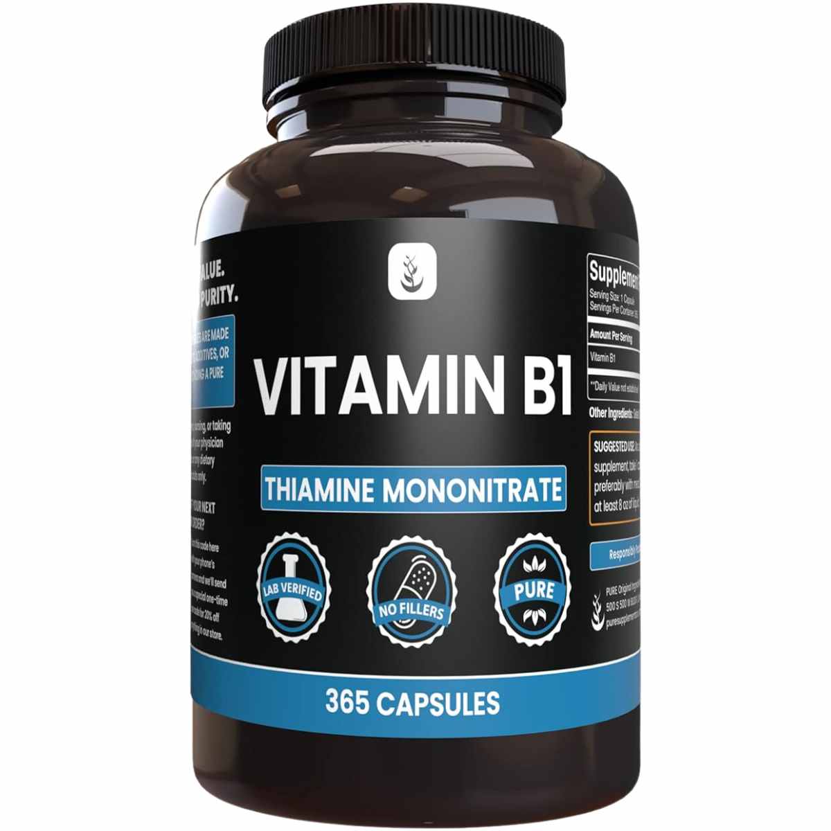 Vitamina B1- 365 Cápsulas - Haz Tu Pedido