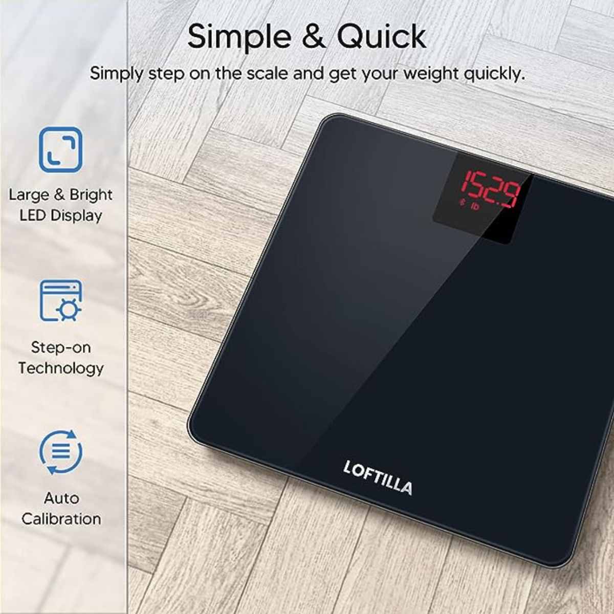 Bascula Digital Inteligente Multi Usuario Metro Scales Negro - Haz Tu Pedido