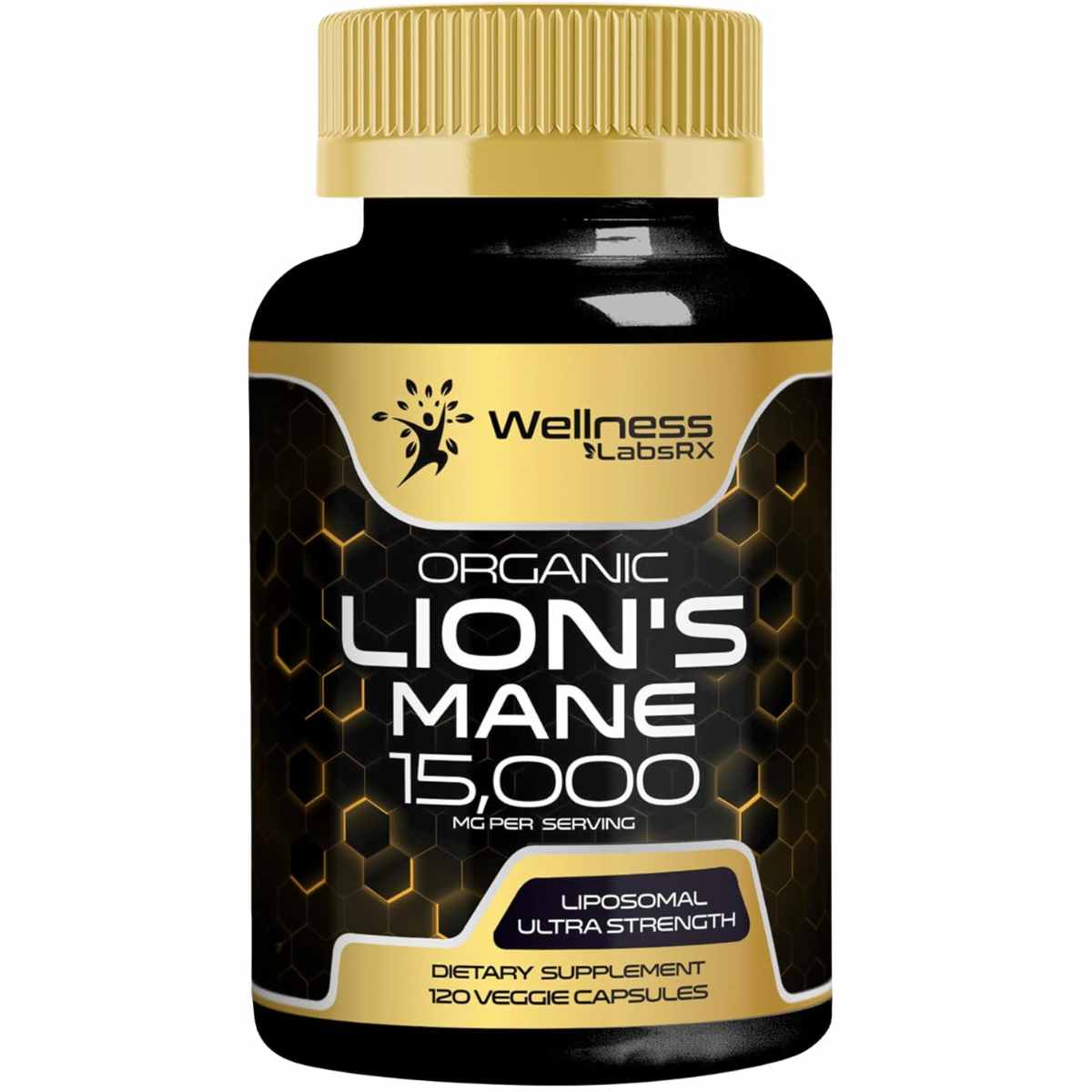Hongo Melena de León 15,000 mg - 120 Cápsulas Vegetales - Haz Tu Pedido
